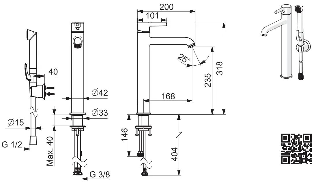 Oras 2605F Optima Sink faucet - fig 8