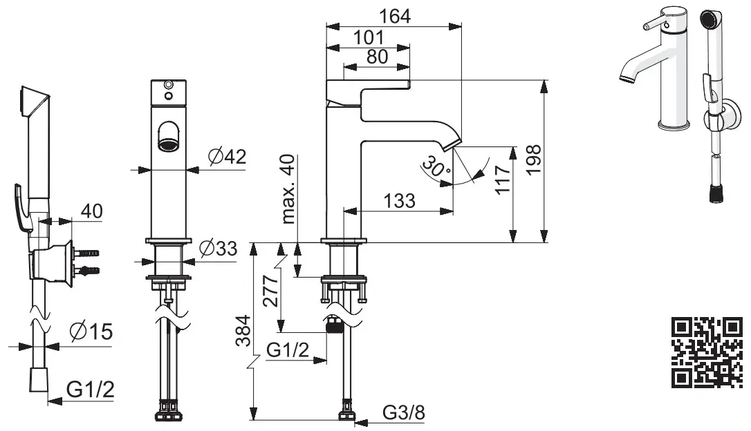 Oras 2605F Optima Sink faucet - fig 9