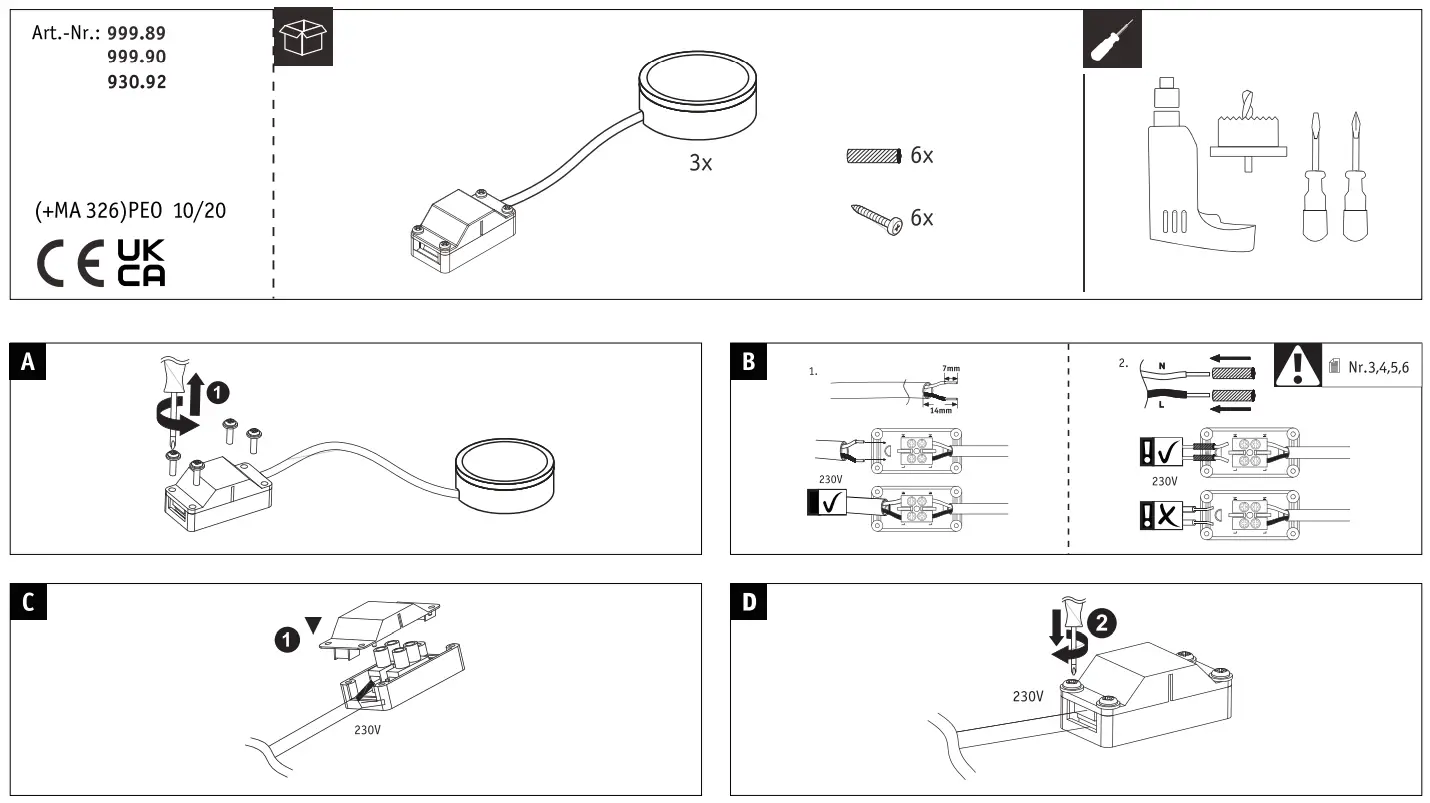 Paulmann 99990 PUKK LED Cabinet Light - fig