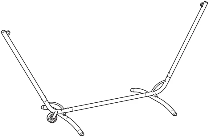 IKEA AA-1286400-3-2 GÅRÖ Stand for Hammock Outdoor Gra A0