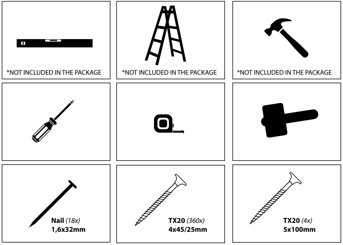 HANSCRAFT PALAPELI HS 4 Solid Selected Spruce Wood - Parts 1