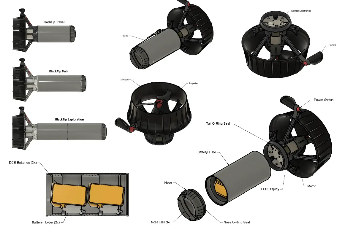 diveX DX-004-1X000 Dive Xtras DPV 2