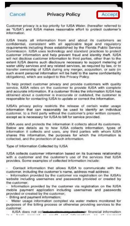 Apps IUSA Water App - App1