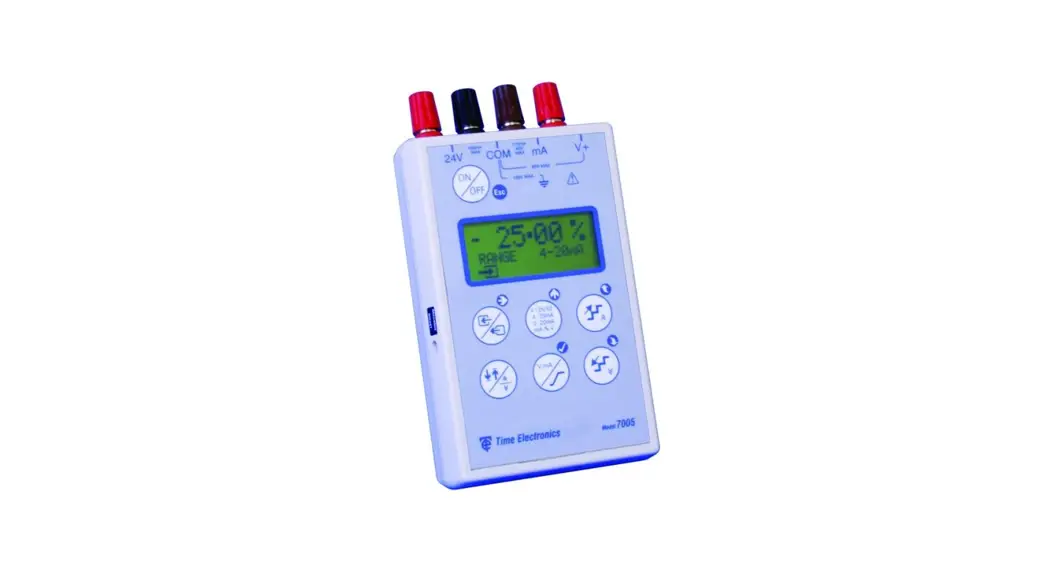 Time Electronics Ltd 7005 Voltage Current Loop Calibrator User Manual
