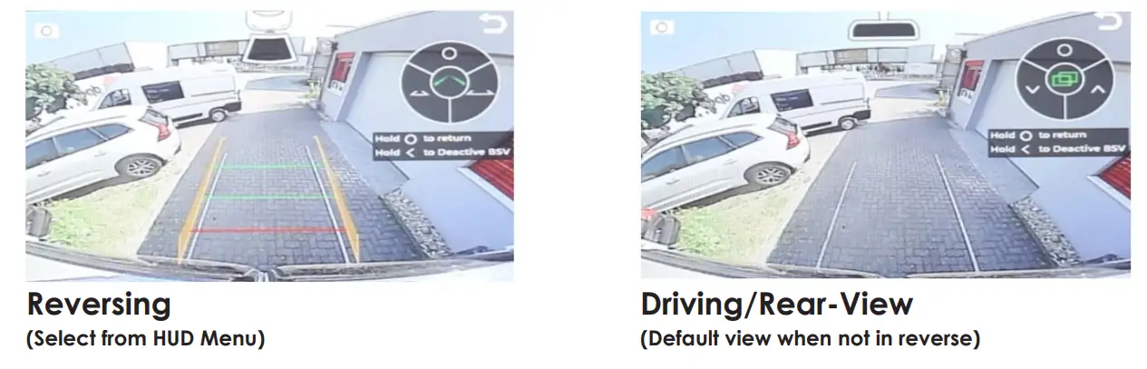 Connects2Vision CAM FT6 Wide-Angle Brake Light Camera - Modes