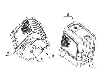 GAZELLE-G9505-Cross-Line-Green-Laser-Level-FIG-1
