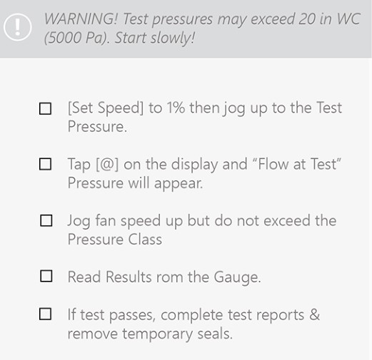 retrotec US440 Commercial Duc Tester - Conduct Test