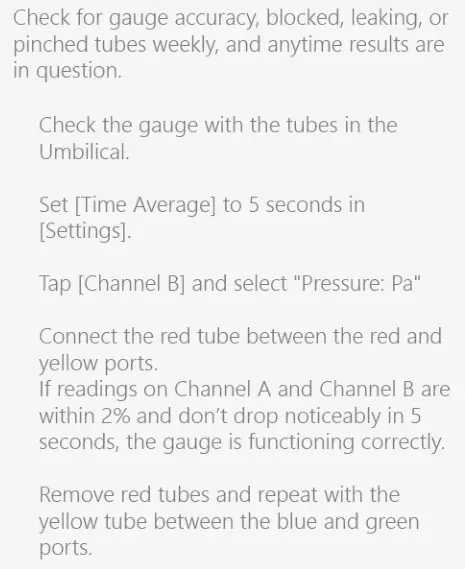 retrotec US440 Commercial Duc Tester - Field check gauge weekly