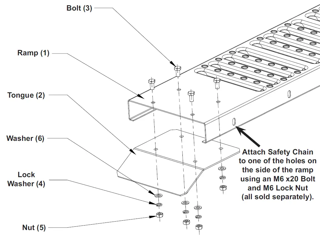 HAUL-MASTER 44649 Steel Loading Ramps 3