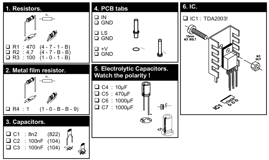 velleman WSAH4001 7w Mono Amplifier - Figure6