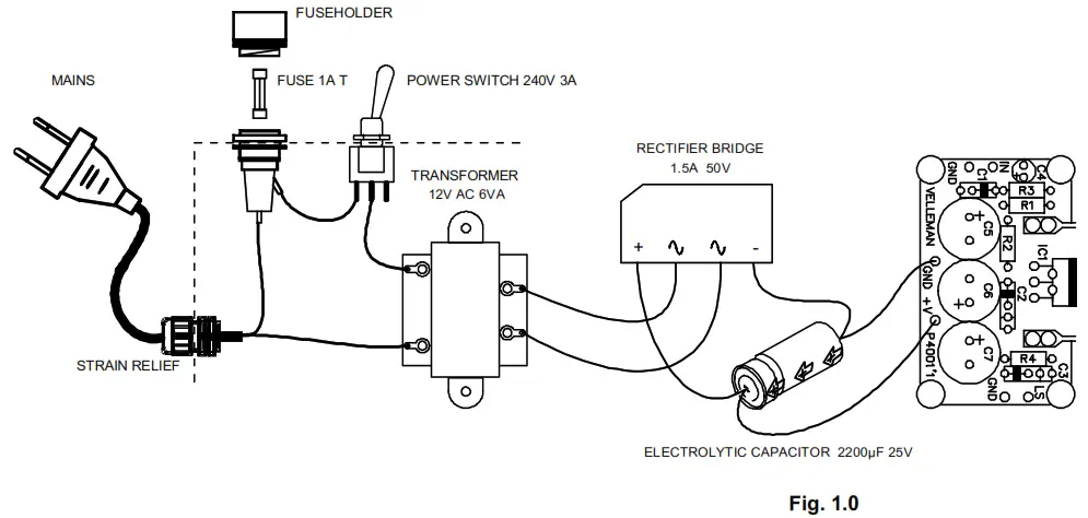 velleman WSAH4001 7w Mono Amplifier - Figure7