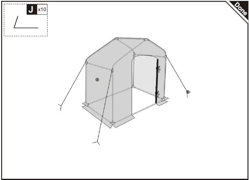 Outsunny-845-154V00-Outdoor-Portable-Walk-In-Greenhouse-fig- (4)