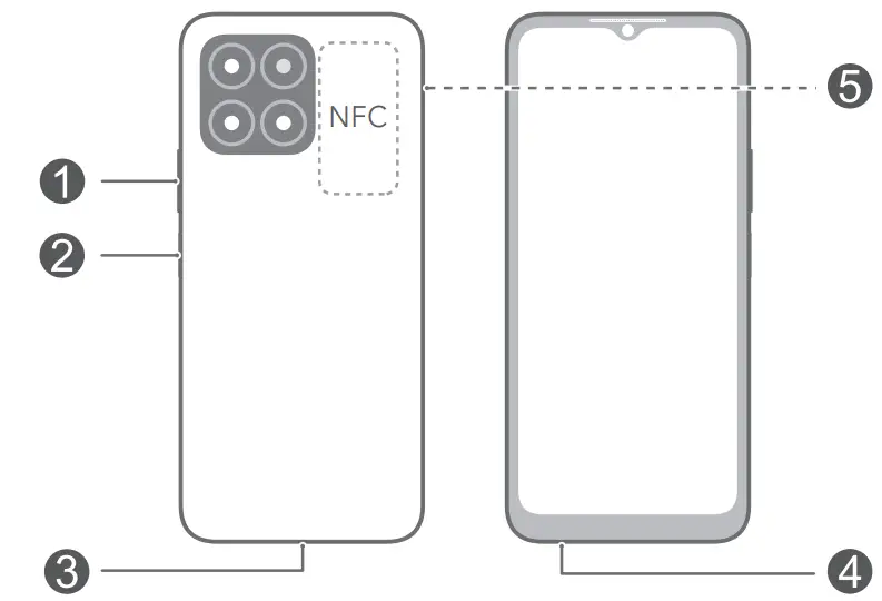 HONOR RBN NX3 X8A Smartphone -