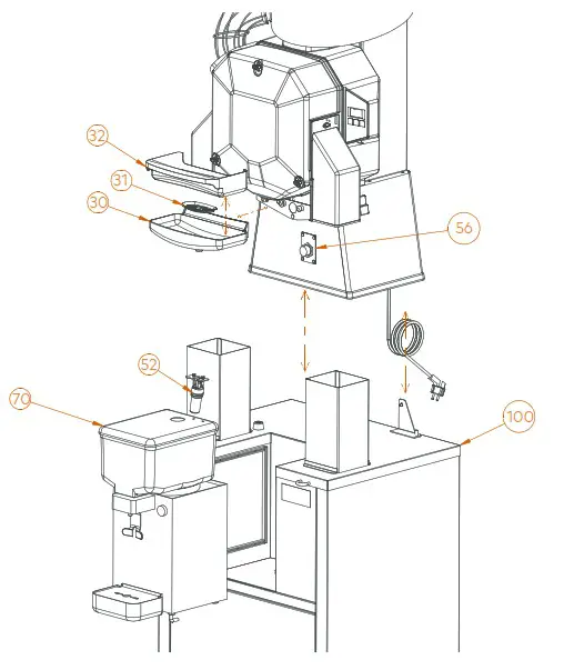 Zumex Speed Pro Self Service Podium Automatic Citrus Juicer - Drain&Clea d