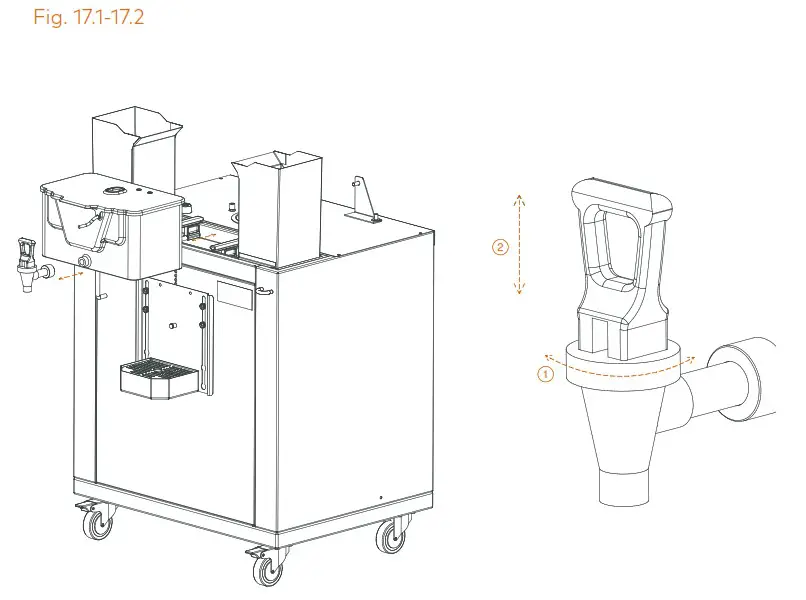 Zumex Speed Pro Self Service Podium Automatic Citrus Juicer - Fig. 17.1-17.22