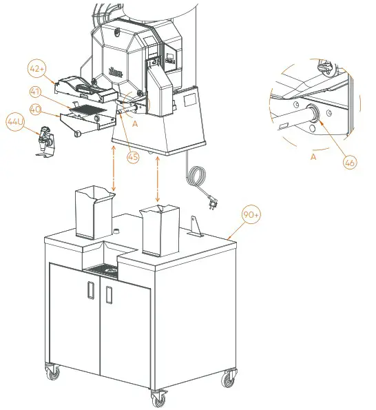 Zumex Speed Pro Self Service Podium Automatic Citrus Juicer - Speed Up 1