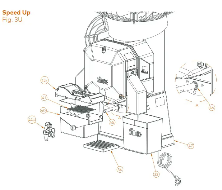 Zumex Speed Pro Self Service Podium Automatic Citrus Juicer - Speed Up