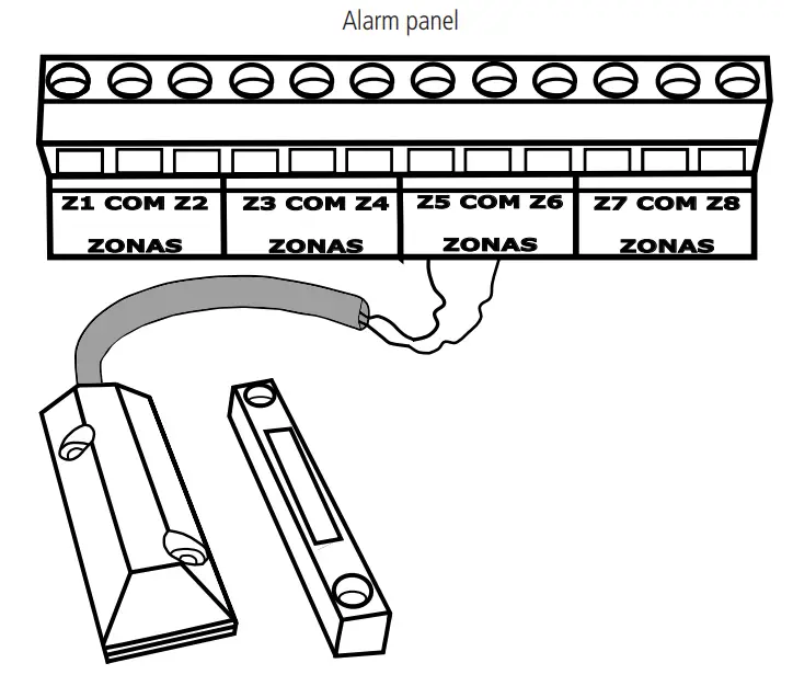 Intelbras XAS Steel Door Wired Opening Magnetic Sensor - panel