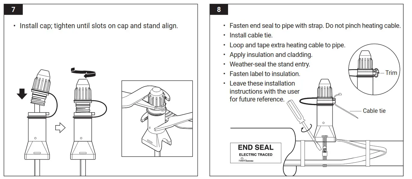 nVent RAYCHEM E 100 LBTV2 High Profile End Seal - fig4