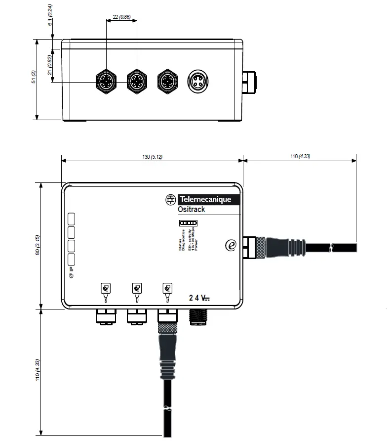 Telemecanique-TCPIP-XGSZ33ETH-Splitter-Box-fig- (5)