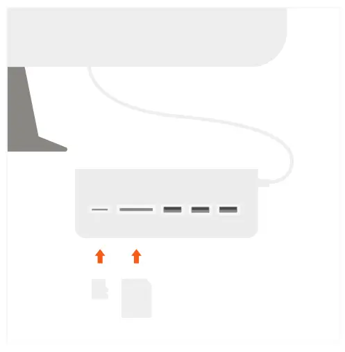 satechi usb c combo hub for desktop - card