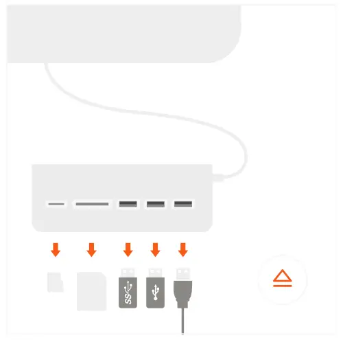 satechi usb c combo hub for desktop -hub