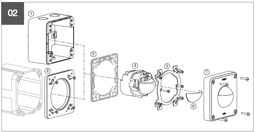 hager-WH36250805C-Flush-Mounted-Motion-Detector-fig-2