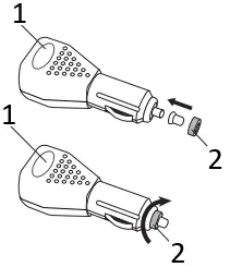 aqua signal 3786700700 Rechargeable Waterproof LED Spotlight A6