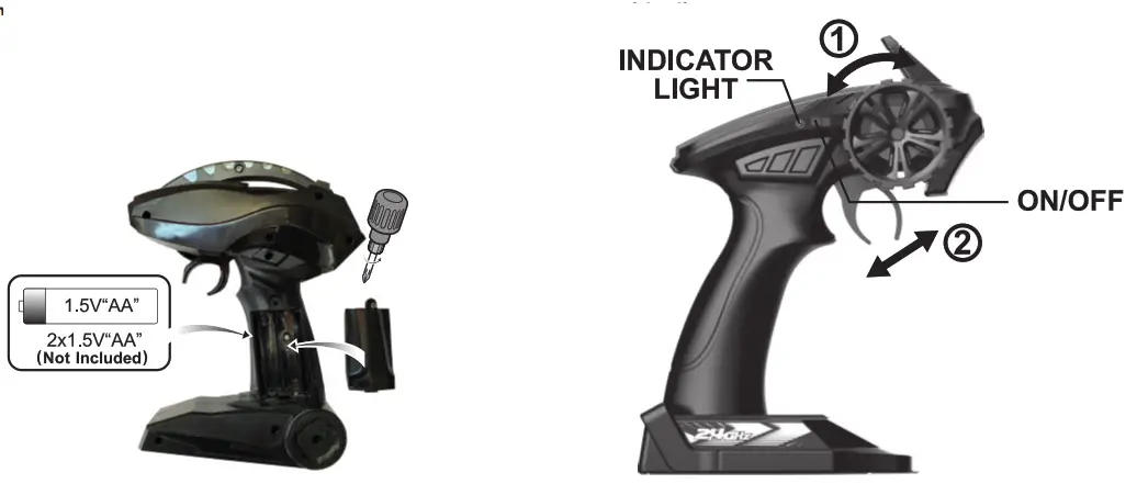 DF Models 3130 Sport Cross III Instruction - batteries