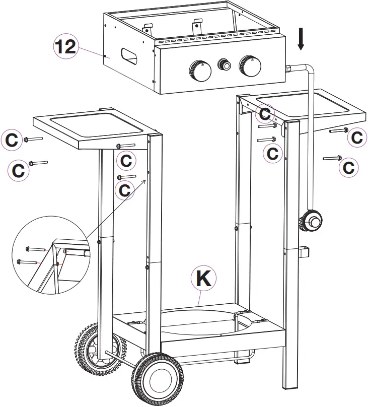 Captiva Designs E02GR010 - Assembly 7