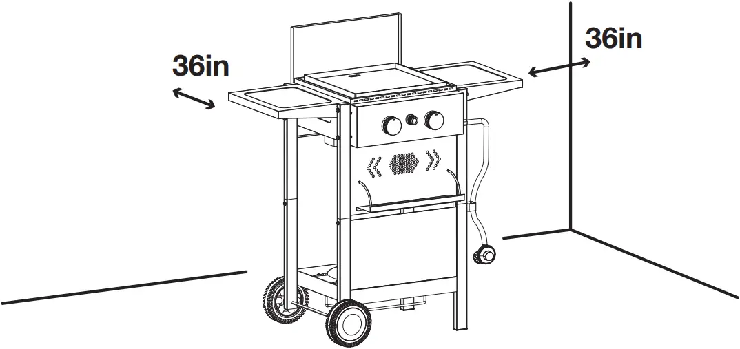Captiva Designs E02GR010 - LOCATION OF GRILL