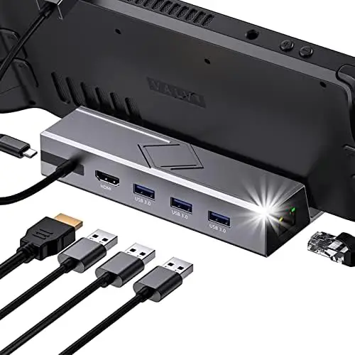 Warrky Sd01 6 In 1 Steam Deck Dock User Guide
