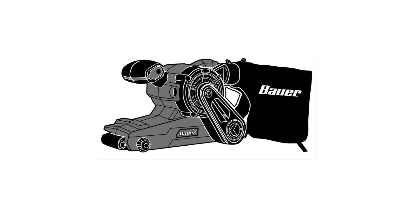 Bauer 57587 Variable Speed Belt Sander Owner's Manual