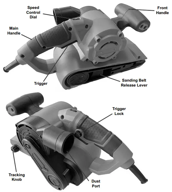 Bauer-57587-Variable-Speed-Bel- Sander-fig-6
