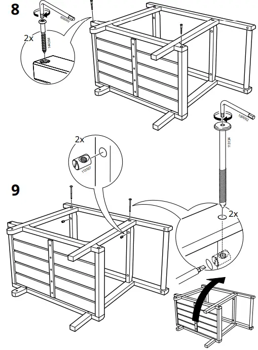IKEA 105.084.80 HATTHOLMEN Serving Trolley Outside - Fig 5