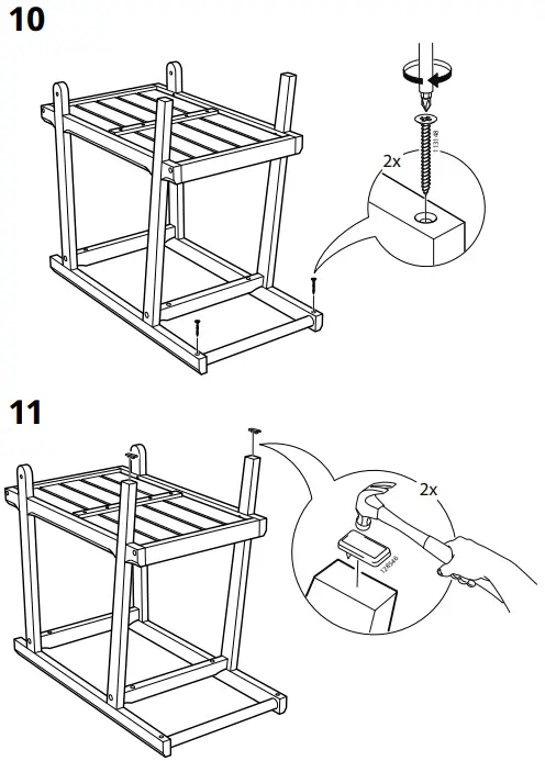 IKEA 105.084.80 HATTHOLMEN Serving Trolley Outside - Fig 6