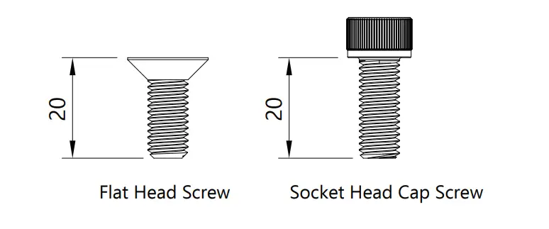 How to measure screws