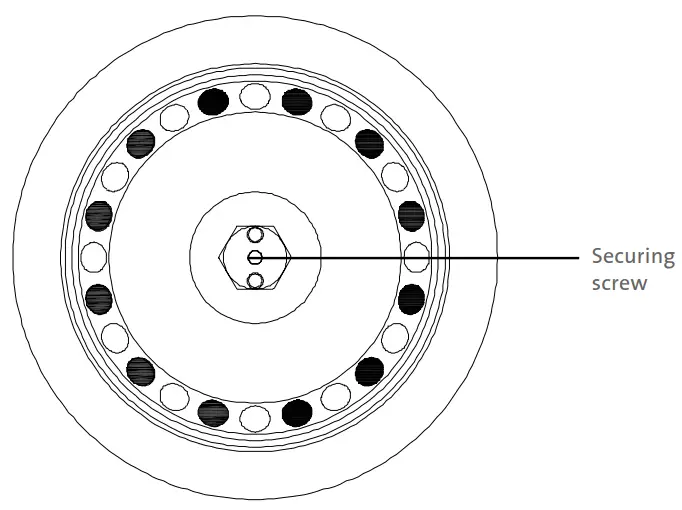 Loading the rotor to achieve balance