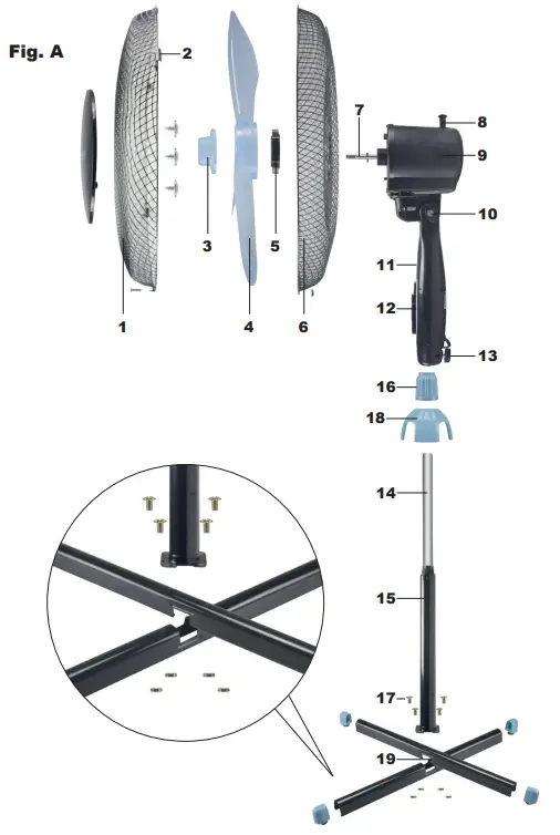 beper-P206VEN100-Stand-Fan-fig-1