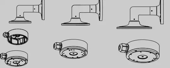 specs-technologies -CLT2J-Ceiling-Mount-with-Pendant-Cap-WMT1G-Wall-Mount-Bracket-fig-2