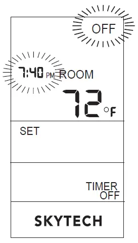 SKYTECH-5301-Timer-Thermostat-Fireplace-Remote-Control-05
