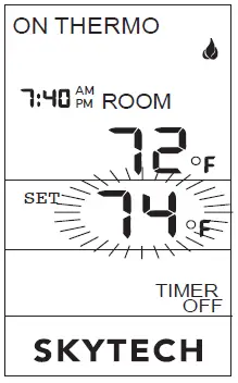 SKYTECH-5301-Timer-Thermostat-Fireplace-Remote-Control-07