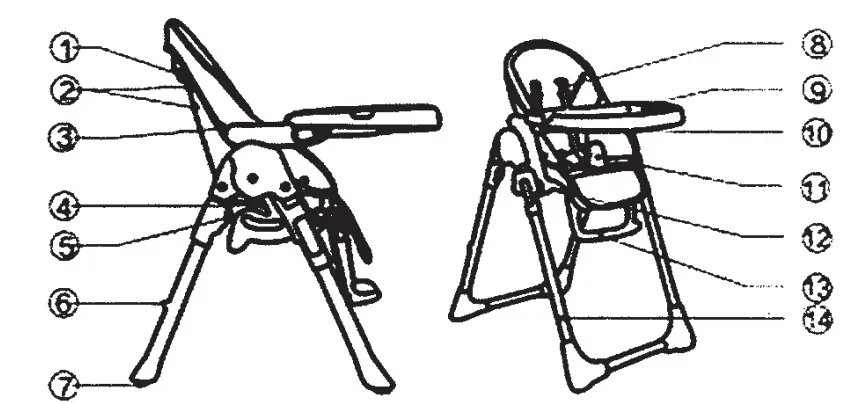 babyco 4012477 Flair Highchair-FIG-1