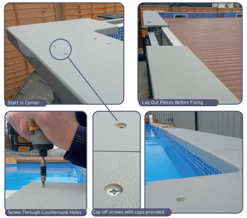 Installing capping units