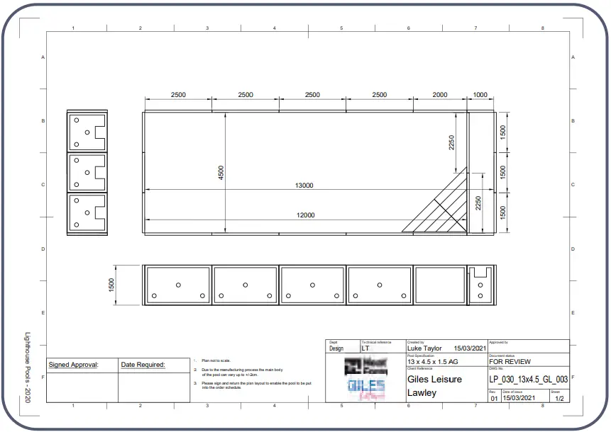 Panel Layout Plan
