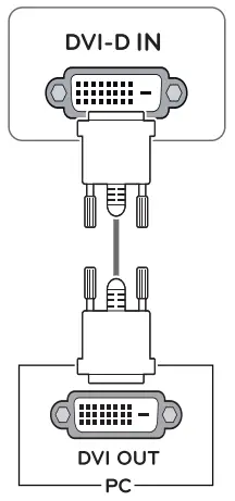 LG 27BN65YP LED LCD MONITOR - DVI-D Connection