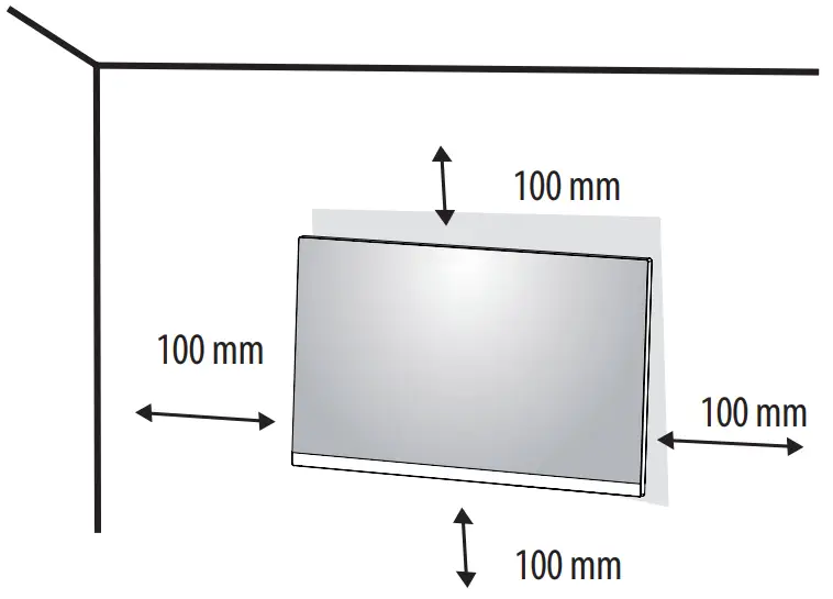 LG 27BN65YP LED LCD MONITOR - Installing on the Wall
