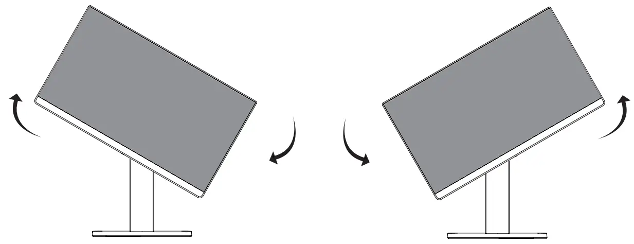LG 27BN65YP LED LCD MONITOR - Rotate the monitor