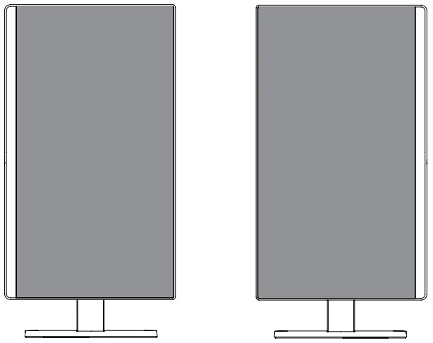 LG 27BN65YP LED LCD MONITOR - rotating the monitor