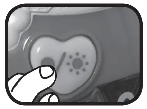 vtech 502303 Little Singing Puppy - HEART BUTTON